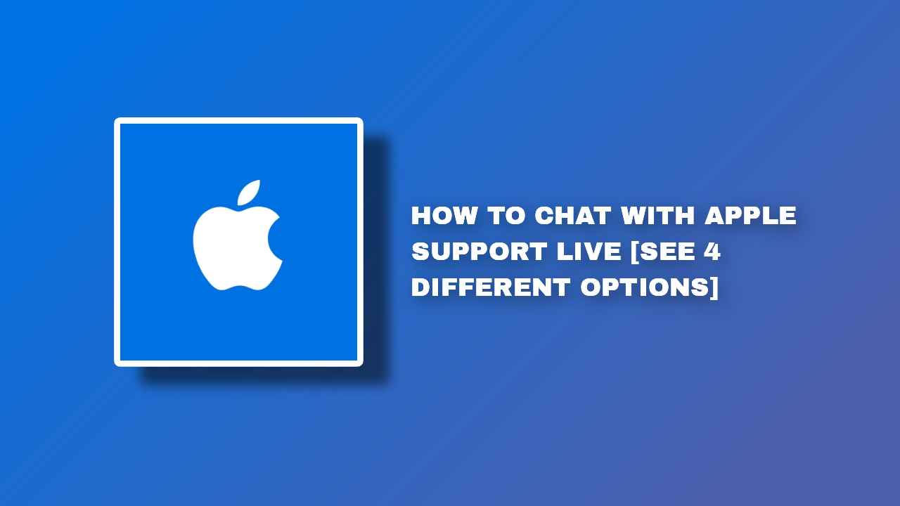 How to chat live with Apple Support on the web or your device